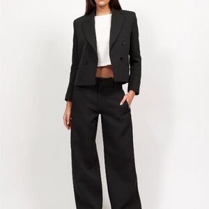 NWT Equipment Femme Black Ori Blazer
